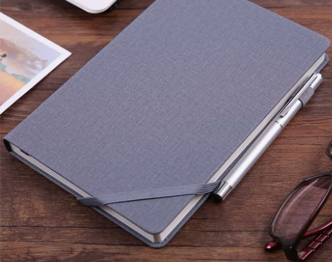 商务简约笔记本文具皮质会议工作加厚复古手账...