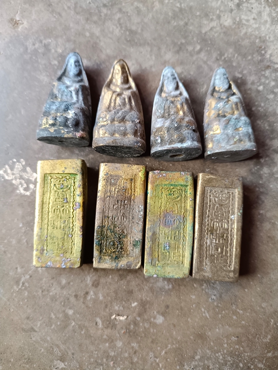 铜佛，古玩之乡下收货一些民国小铜佛和溜金铜...