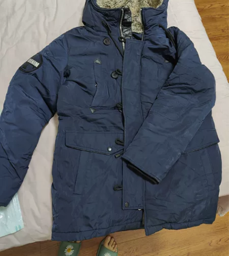 男士羽绒服,韩国品牌,加厚款式非常暖和,尺...