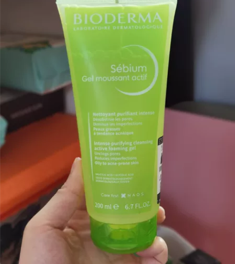 法国贝德玛净妍祛痘洁面啫喱200ml 拆封...