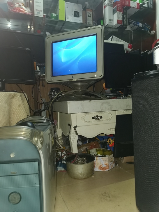 苹果台式机古董电脑 苹果