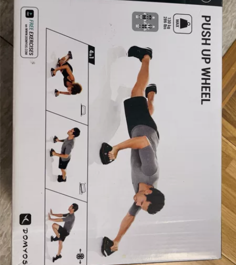 Domyos健腹轮，带有滚轮，几乎全新！ ...