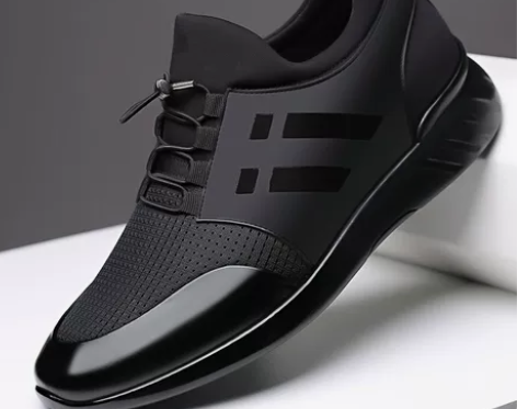 男鞋隐形内增高鞋春夏季透气防臭男士网面运动...