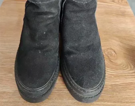 牛皮反绒厚底内增高短靴 230/36码，7...