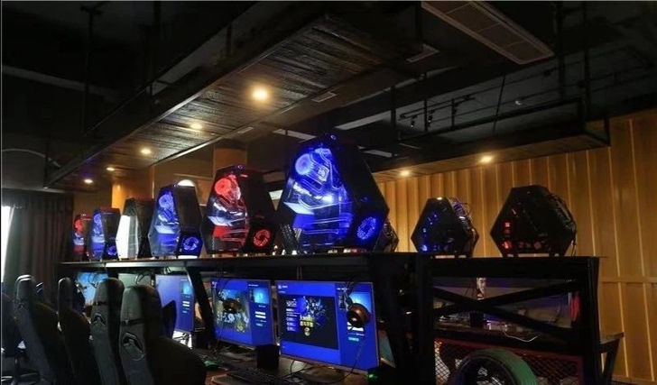 急出网吧八核i9级台式电脑 吃鸡游戏型主机...