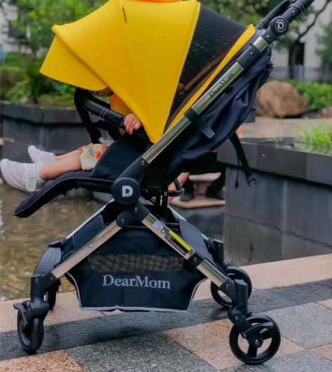 DearMom A2婴儿车新生儿双向轻便折...