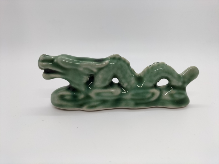 瓷制笔架,毛笔架,龙形笔架,高4CM,长1...