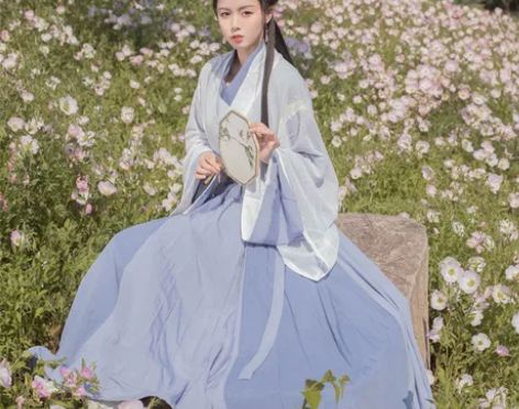 五五年汉服女 凛冬 交领襦裙3米 几乎全新...