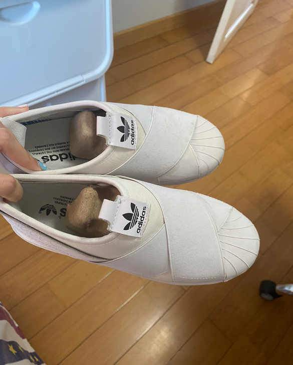 阿迪达斯三叶草男女鞋贝壳头一脚蹬运动板鞋