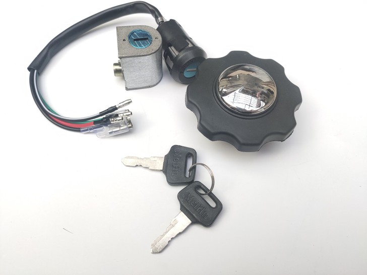 全新定制本田鹰仔100摩托车套锁钥匙门油箱...