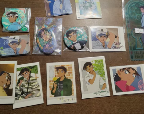 名侦探柯南，服部平次，出一个小set，图中...