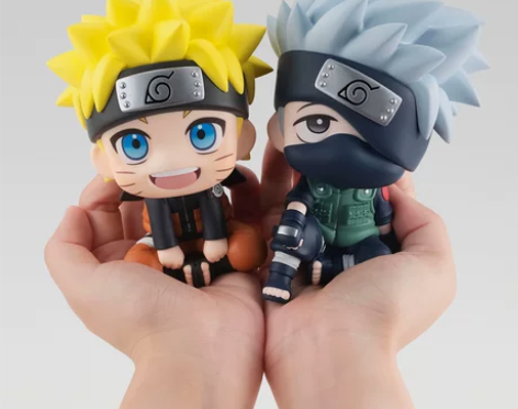 坐姿手办火影忍者漩涡鸣人旗木卡卡西佐助Q版...