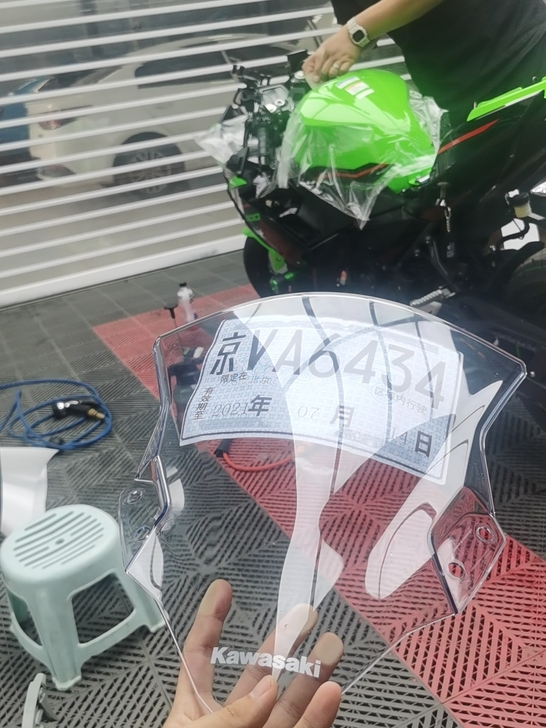 新买ninja400纯原装 全新到家就拆下...