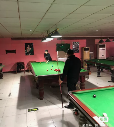 斯诺克台球桌一张，钢库，大理石板，潍坊坊子...