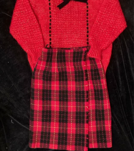 【出租】日系画册|港风套装古着法式秋冬毛衣...