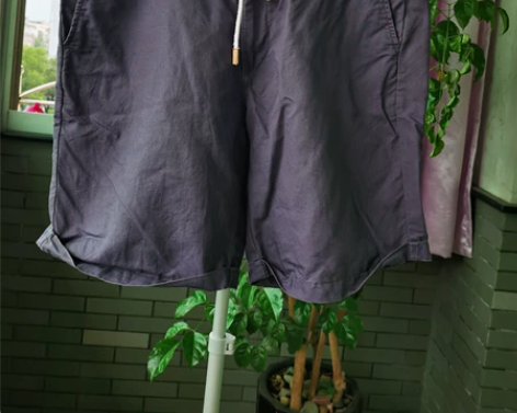 男 短裤 马威品牌 55%亚麻 45%棉 ...