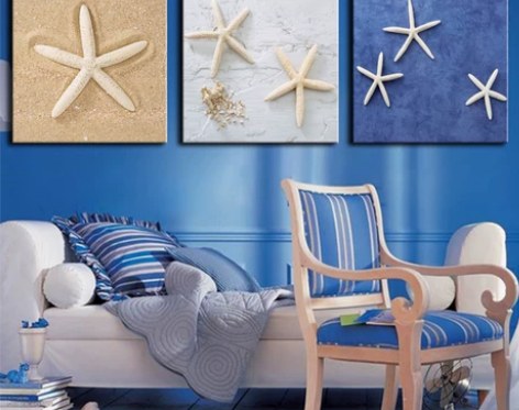 餐厅壁画沙发背景墙画卧室简约无框画水 感兴...