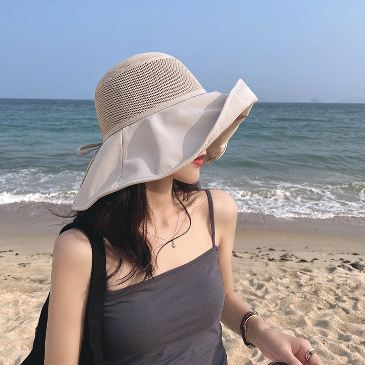 旅游遮阳 帽子  试戴过一次 不是我的风格...