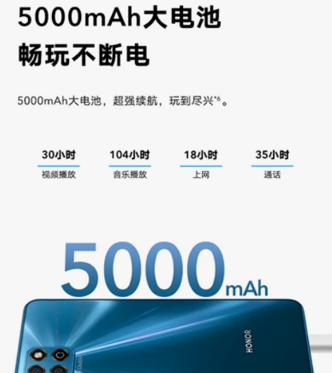 荣耀畅玩20九成新，8+128g，手机几乎...