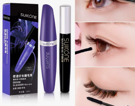 睫毛膏 持久睫毛膏suikone女防水纤长...