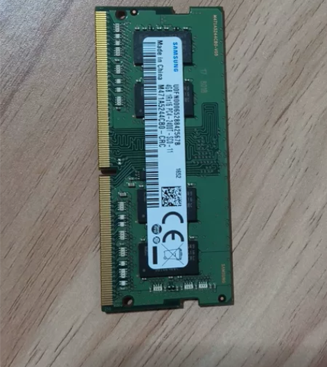 华硕笔记本升级硬件拆下的三星4GB-DDR...