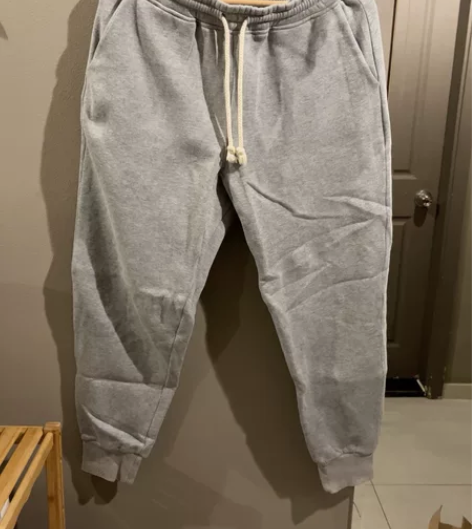 ?RADIUM简约毛圈长裤抽绳卫裤春秋潮牌...