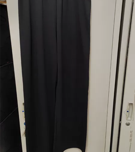 谁她妈买我黑色针织阔腿裤!!松紧腰!!! ...