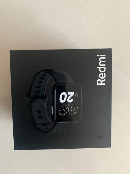 redmi手表，仅开箱，包装盒有破损，孩子...