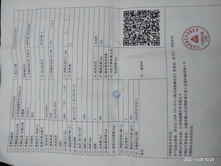 工作原因转手出，四千公里单杠200CC大蟒...