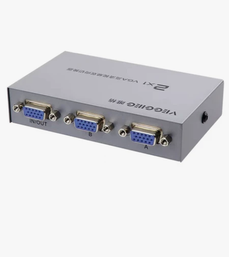 vga视频切换器，二合一分配器，二进一出两...