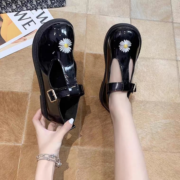 圆头娃娃鞋洛丽塔cos JK制服萝莉萌妹皮鞋