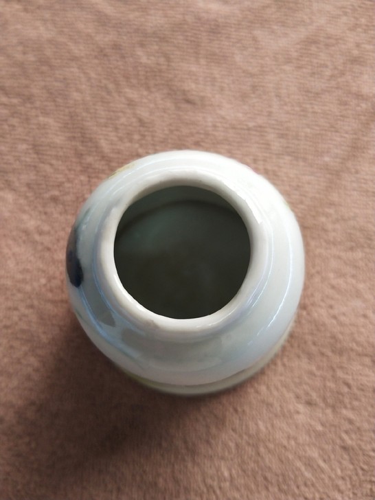 老粉彩水盂，非玉器陶器铜器