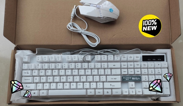 牧马人机械手感游戏键盘静音台式有线电竞键盘