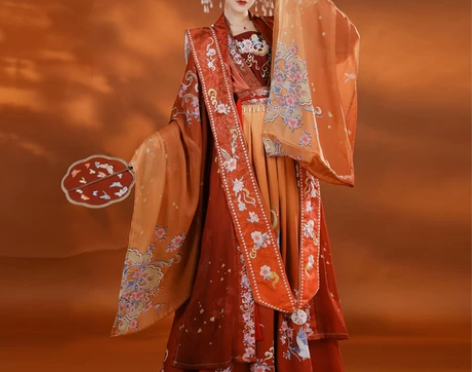 出租裳云兮【清平乐】原创正品宋制霞帔汉服女...