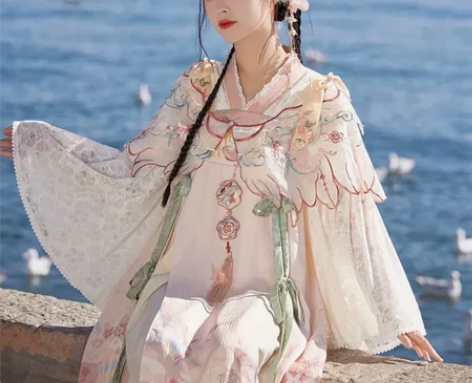 七月夕汉服 空谷 一次都没穿过，全新  吊...