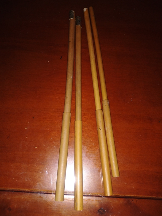 七八十年代没有使用过的毛笔四支一起。