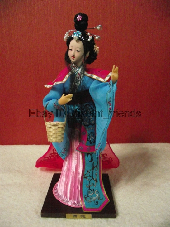 绝版精品唐人坊绢人纯手工制作娃娃人偶公仔商...