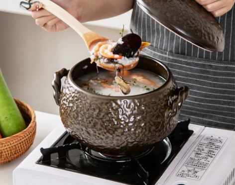 【年货价】老夫子养生炖锅陶瓷煲汤家用砂锅老...