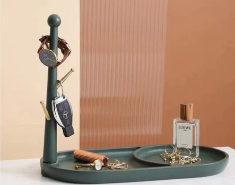 西特挂钥匙架创意摆件进门入户挂钩装饰玄关置...