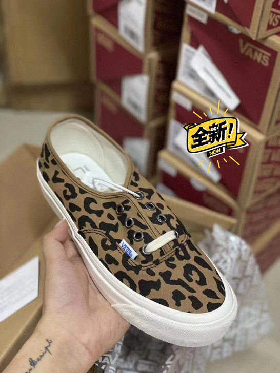 全新万斯豹纹鞋潮流帆布万斯Vans  时尚...