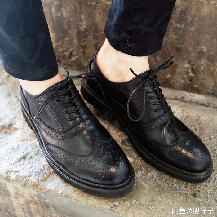 男鞋布洛克做旧复古低帮男鞋潮鞋