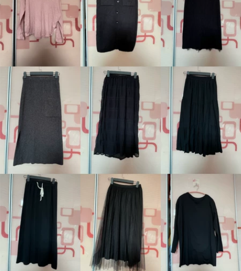 半身裙女开叉妹妹毛线裙针织包臀裙高腰长裙l...