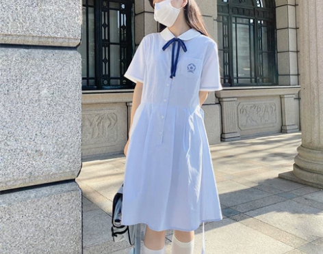 原创jk制服盛夏服:川泽女子 温柔日系学院...
