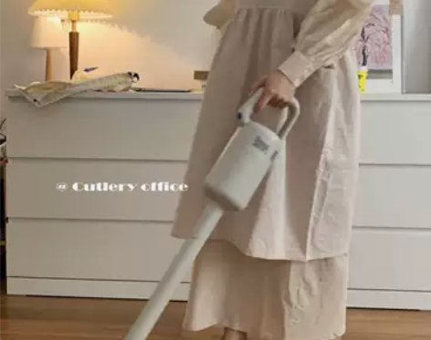 Cutlery丨韩风甜美百褶全棉围裙家务厨...