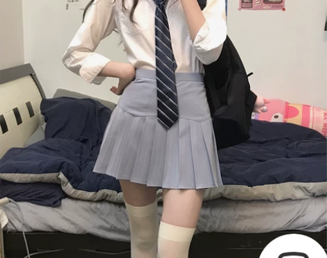 【小性感防走光】尺呎间JK原创学姐纯欲风百...