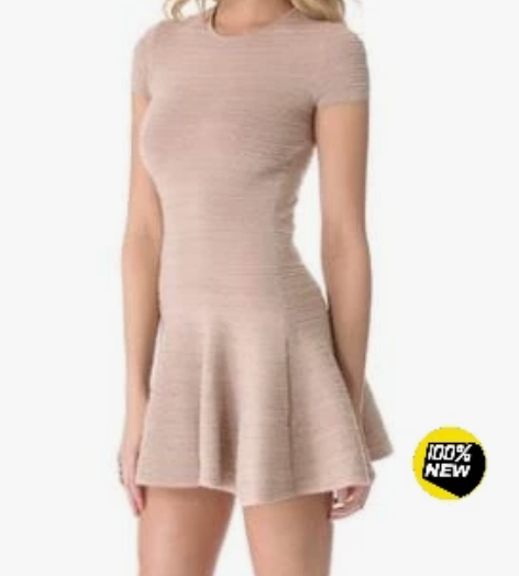 潮女春秋收腰喇叭裙，全新ronny kob...