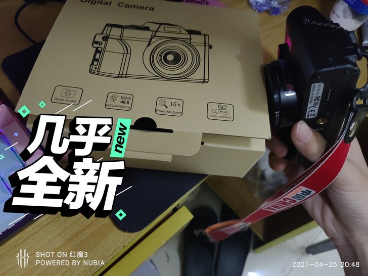 疆友4k数码相机，入门级！