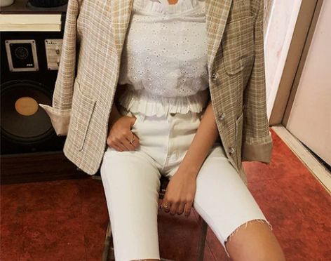 五分牛仔裤女2022新款春夏高腰短裤韩版紧...