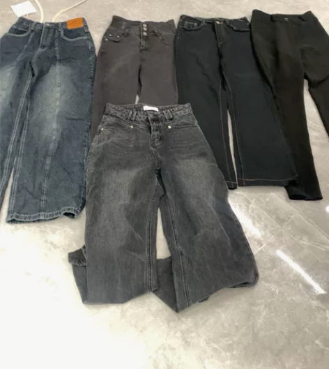 五条m尺码牛仔裤,开衩裤,西装叉裤,实体店...