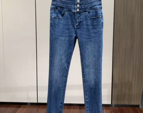 镇店神裤！土耳其面料 时尚三粒扣 高腰显瘦...